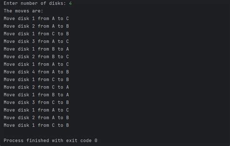 Tower of Hanoi Problem in Java 的图像结果