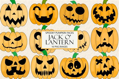 Jack O Lantern Face Clipart