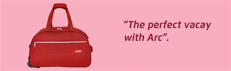 Safari Arc Polyester Duffle Bags for Travel 66 cm 2 Wheel Travel Bags ...