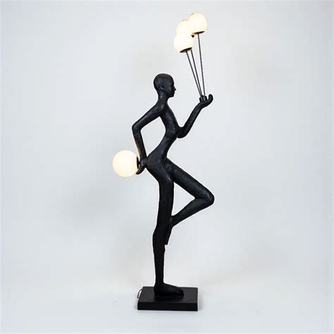 Human Sculptural Floor Lamp – Luxury Lighting – Ghar Art