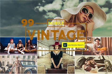 VINTAGE MOBILE LIGHTROOM PRESETS, an Action Add-On by Canva Template ...