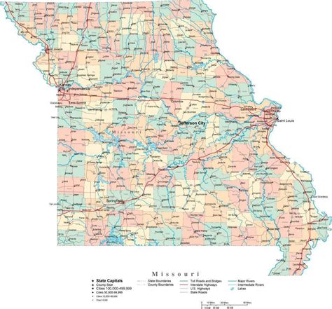 Mo County Map: Missouri Google Maps – GXRAJM