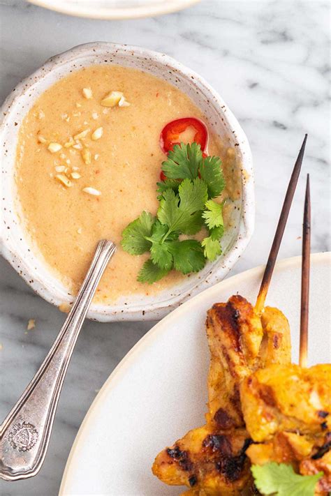 Simple Peanut Satay Sauce Recipe - An Edible Mosaic™