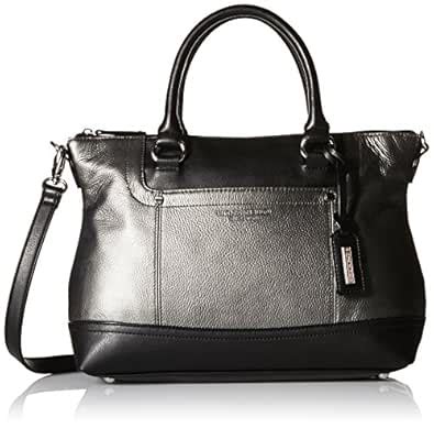 Buy Tignanello Smooth Operator Convertible Satchel Shoulder Bag, Zinc ...