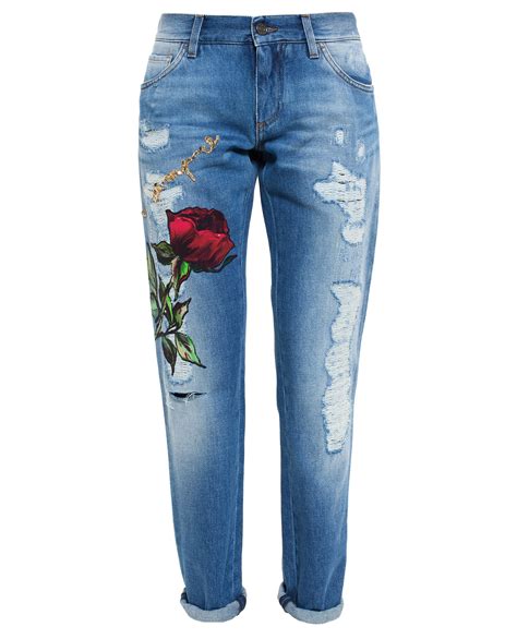 jeans with roses - Google zoeken | Embroidered jeans outfit ...