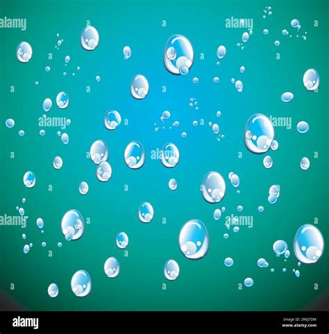 Water bubbles with reflection effect Stock Vector Image & Art - Alamy
