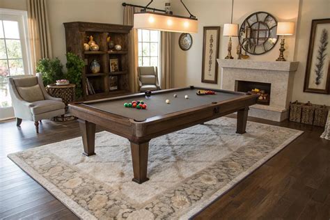 19+ Stylish Pool Table Rug Ideas for Your Home