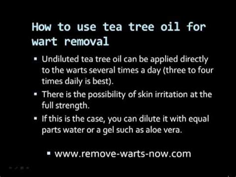 Image result for tea tree oil warts