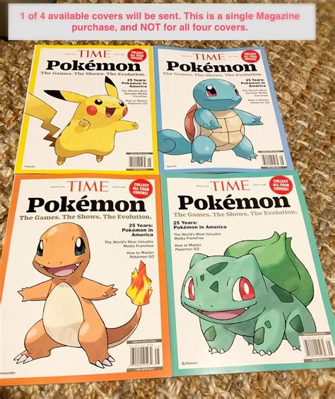 Time Pokemon Magazine Year 2025 (Covers Vary): Amazon.com: Books