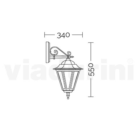 Outdoor Wall Lamp in White Aluminum Made in Italy