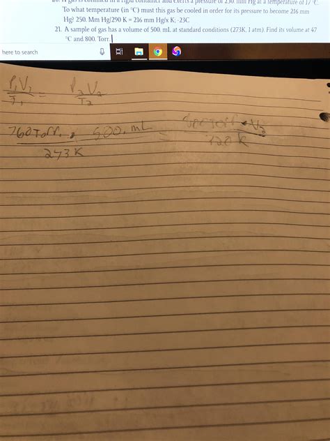 When I convert 1 atm to torr should it be 760. torr or 760 torr, or does it matter? (question 21 ...