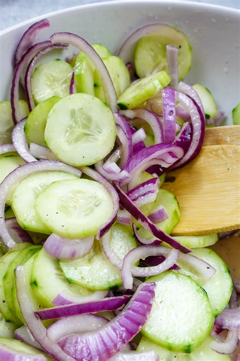 Cucumber Red Onion Salad Recipe - Helena Recipes