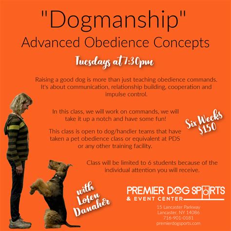 Dogmanship in Lancaster, NY | Premier Dog Sports & Event Center
