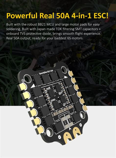 Probots SpeedyBee F405 V3 BLS 50A Flight Controller & ESC Stack DIY Buy ...