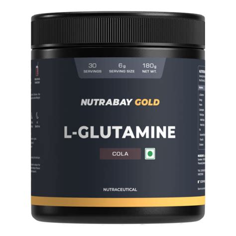 Buy Nutrabay Gold L-Glutamine Powder - Cola Online