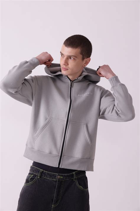 Grey Oversized Zipper Hoodie for Men – Tog and Trim Ecommerce LLP