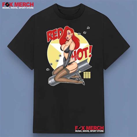 Red Hot Jessica Rabbit Shirt, hoodie, long sleeve, sweatshirt and tank top