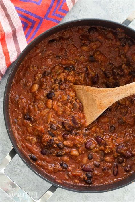 Quick amp Easy No Bean Chili Recipe