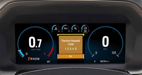 Image result for Ford SecuriCode Factory Code