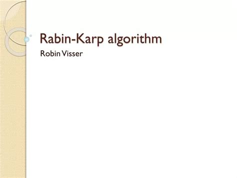 Image result for Rabin-Karp Algorithm Tutorial