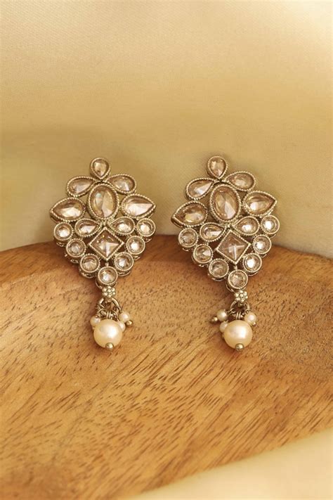 Buy Champagne Alloy Drop & Danglers Online at Biba Global
