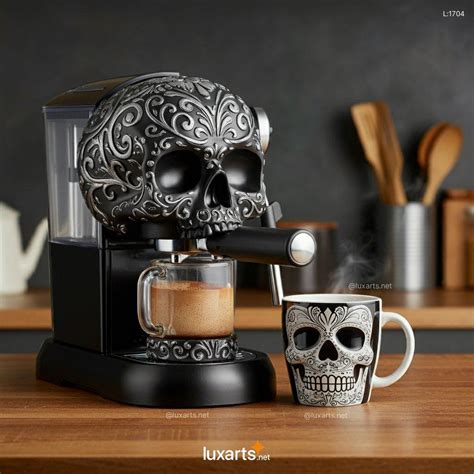 LUX.1704 Skull Coffee Makers: Unique, Gothic Coffee Brewing Experience ...