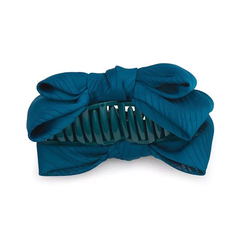 Ella Shea Fabric Bow Claw Hair Clip