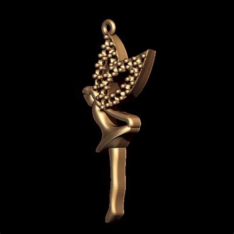 Angel Fairy 3D model STL & 3DM Files - Exquisite Pendant Design
