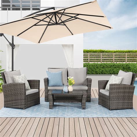 Arlmont & Co. Rudette 8.2' x 8.2' Square Cantilever Umbrella & Reviews ...