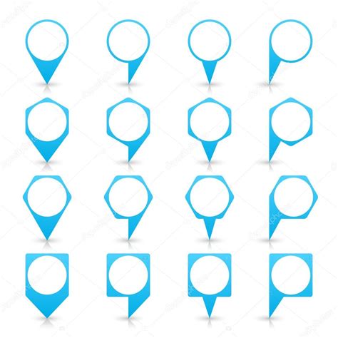 Numbered Blue Map Pin 的图像结果