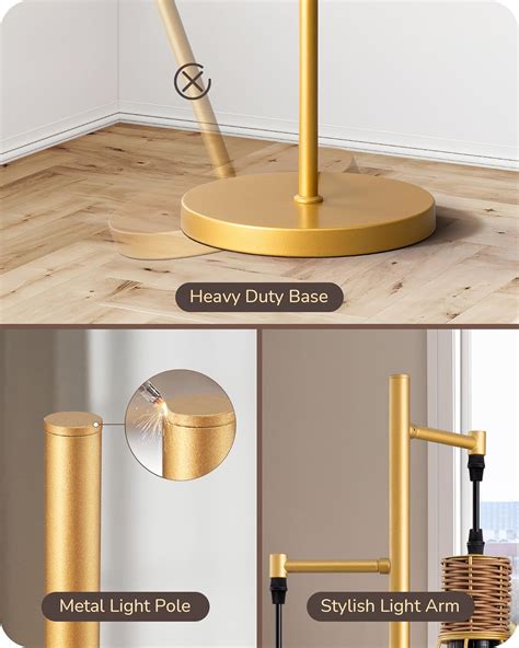 EDISHINE Dimmable Farmhouse Floor Lamp for Living India | Ubuy
