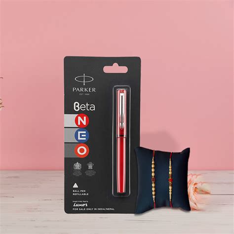 Rakhi And Pen Gift Combo– Bloomsvilla