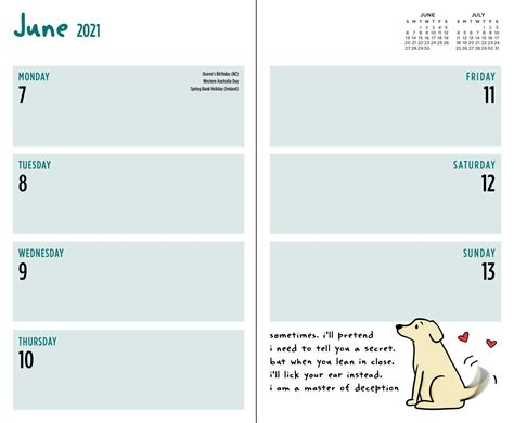 Thoughts Of Dog Calendar