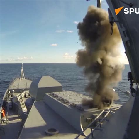 Russian Baltic Fleet's Stoyky Corvette Performs Missile Strikes During ...