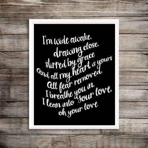 INSTANT DOWNLOAD Hillsong United Sinking Deep Lyrics Hillsong Print ...