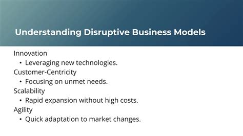 Disruptive Business Models Rethinking Revenue Streams in the Digital ...