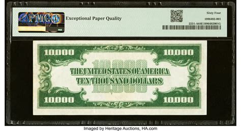 US $10,000 Bill: History, Value, and Who Appears on It