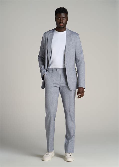 Stretch Linen Dress Pants for Tall Men | American Tall