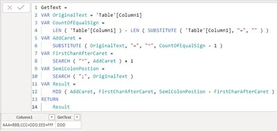 Solved: DAX extract text between delimiter - Microsoft Fabric Community