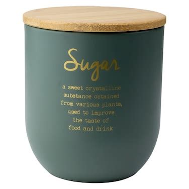 Buy Earl Sugar Canister 0.6L Green 9x9cm Online | Carrefour UAE