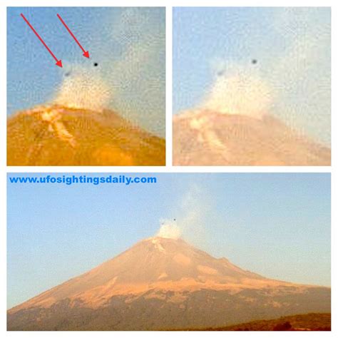 UFO SIGHTINGS DAILY: Two UFOs Caught Entering Volcano In Mexico, April ...