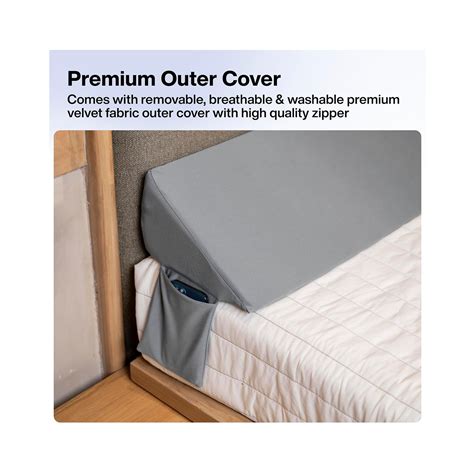 Fovera Headboard Gap Pillow (Grey) Queen - Cureka - Online Health Care ...