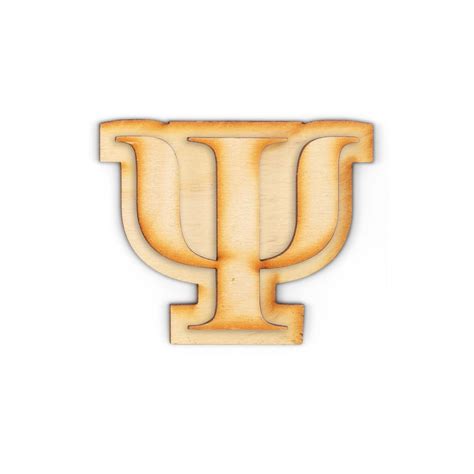 Official Greek Wooden Letters, 2" Double Layer - Two Letters Per Pack ...