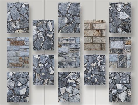 Bricks N Stones Textures Bundle 01 | Digital Paper, Neutral, Collage ...