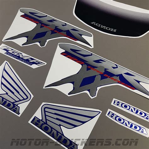 Honda CBR 1100XX Blackbird 2002-2004 decals
