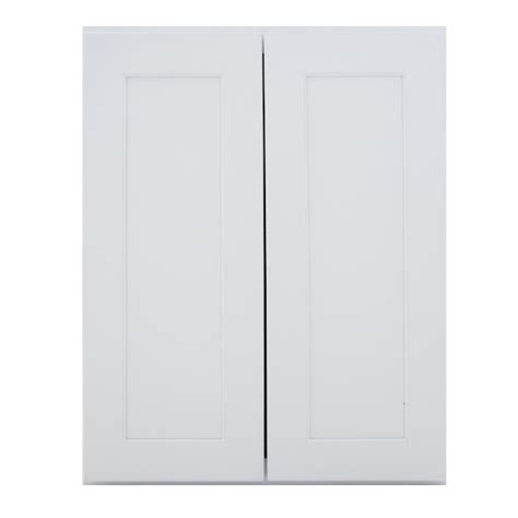 HomLux Lynzee 24-in W x 30-in H x 12-in D White Birch Door Wall Ready ...