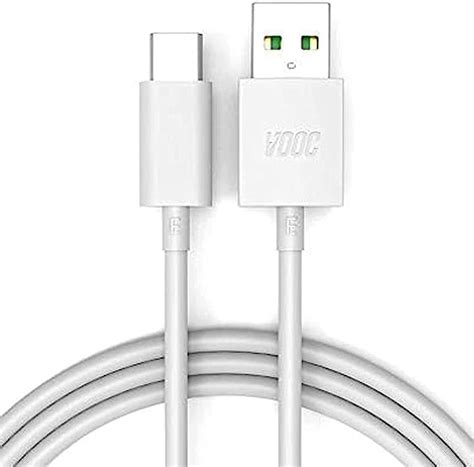 OriginaI 65w Watt Super Vooc Type C Fast Charging Cable Compatible with ...