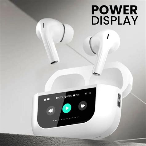 TecMarx Alpha Smart Display TWS Bluetooth Earbuds | 40 Hr | Powerful ...