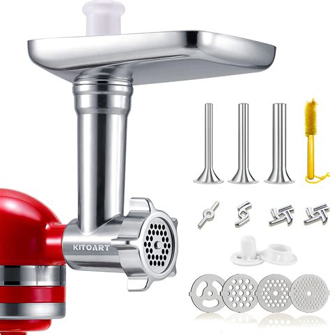 Amazon.com: Metal Food Grinder Attachment for KitchenAid Stand Mixers ...