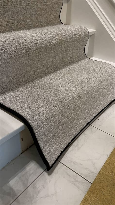 3-035 faux silk stair runners Bowloom faux silk carpet, fitted stair ...